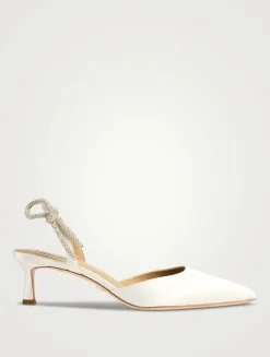 Gentry Satin Slingback Pumps