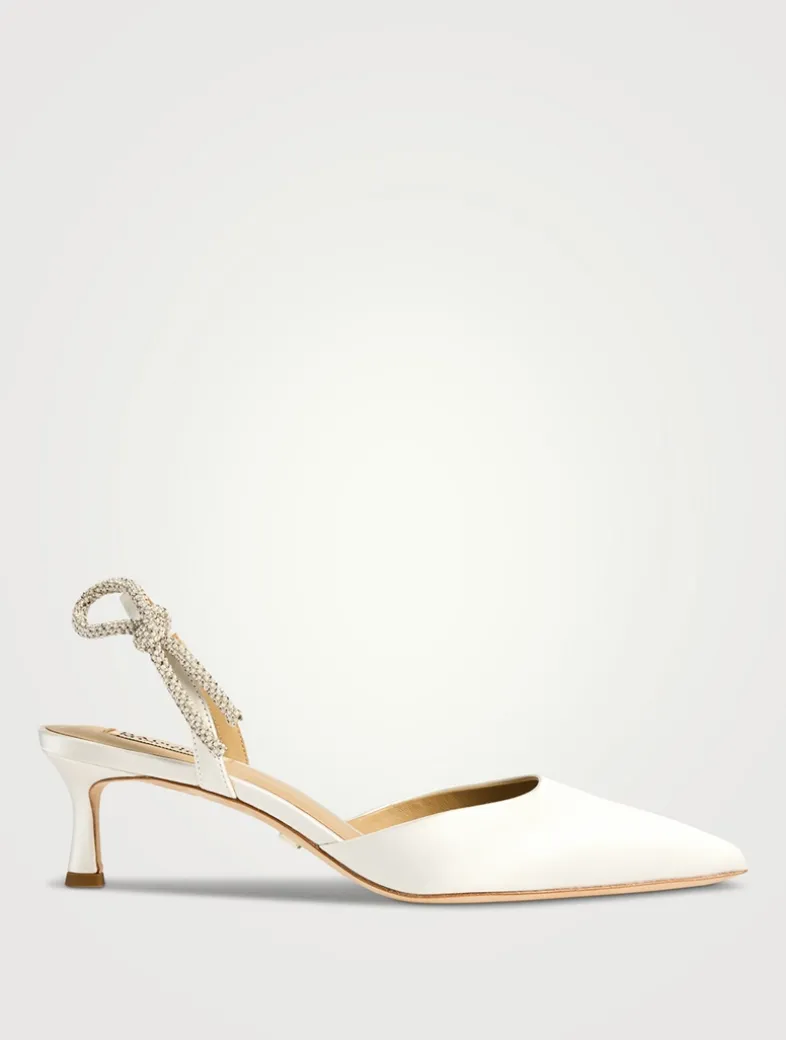 Gentry Satin Slingback Pumps