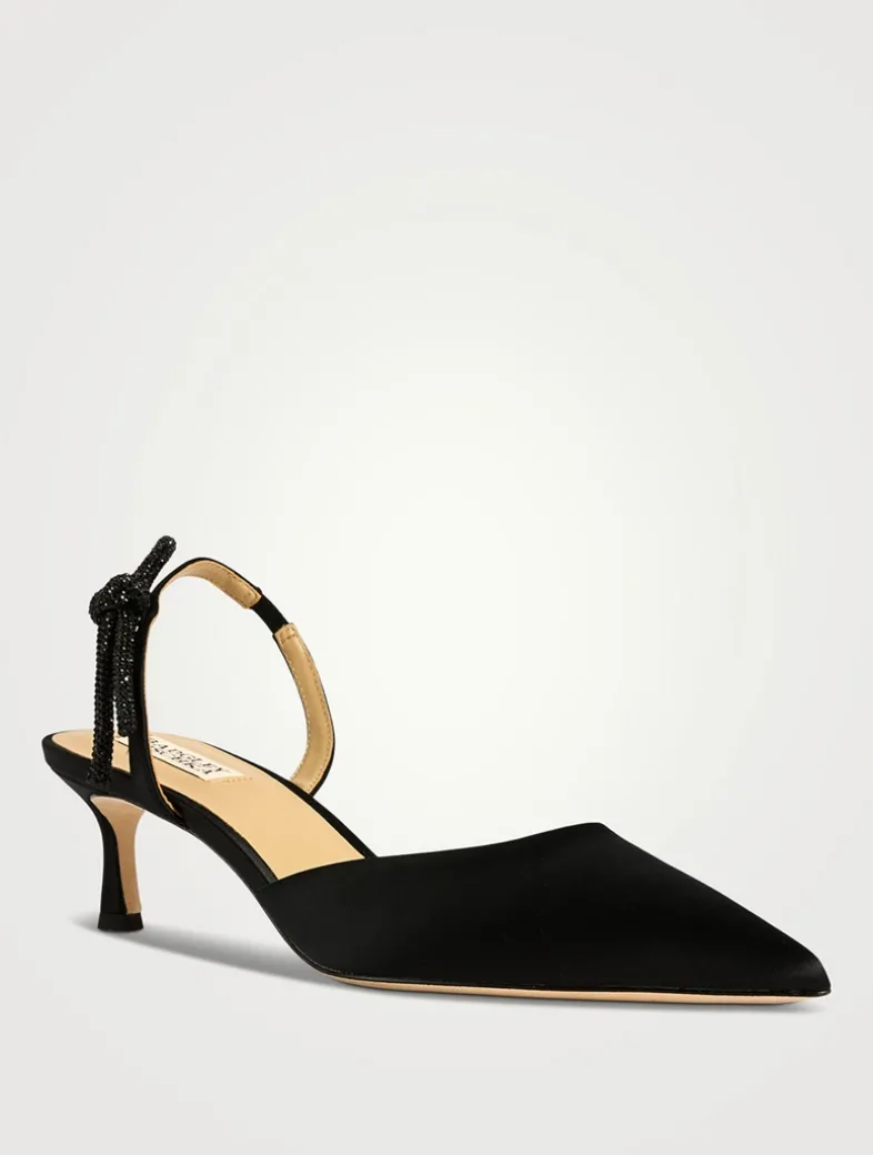 Gentry Satin Slingback Pumps