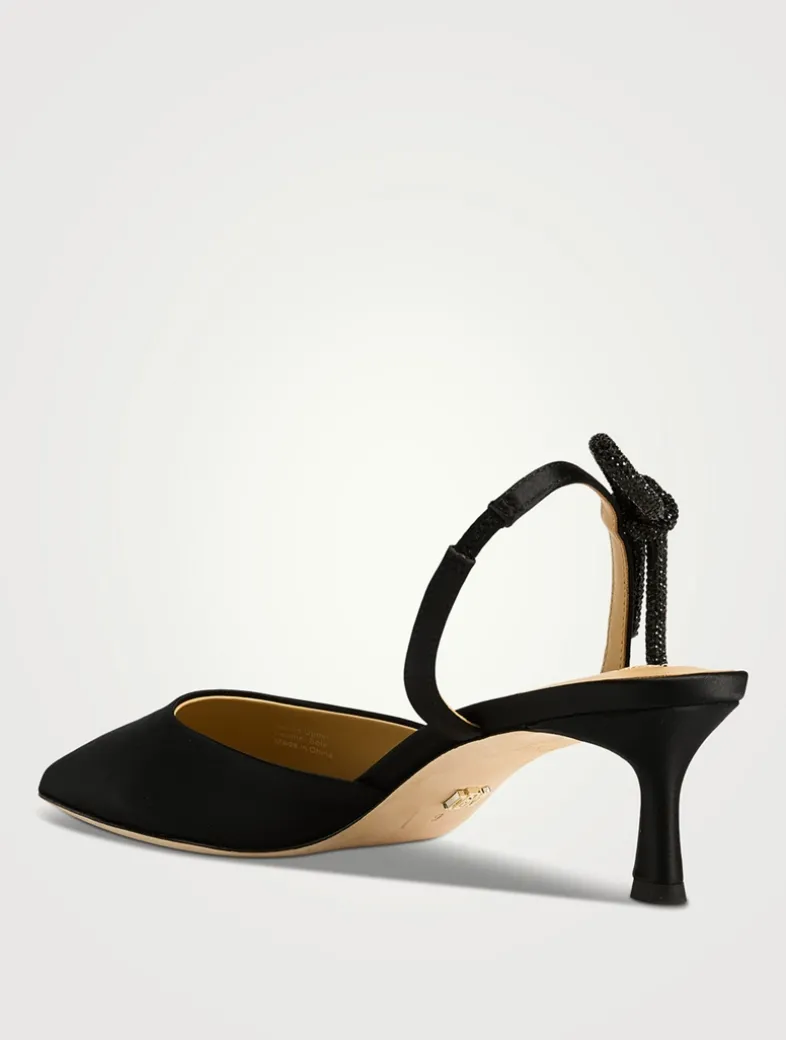 Gentry Satin Slingback Pumps