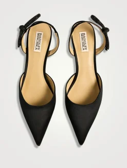 Gentry Satin Slingback Pumps