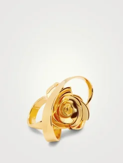 Geometric Rose Ring