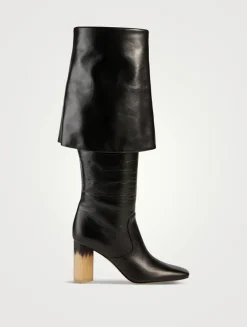 Georgia Leather Knee-High Boots