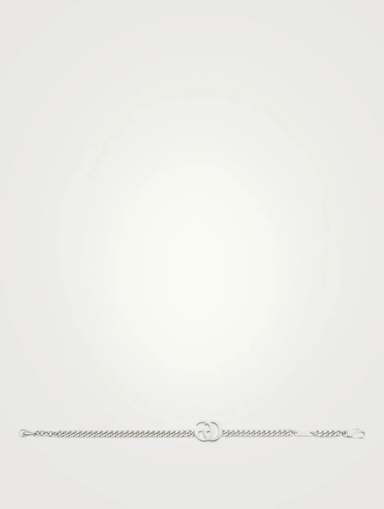 GG Marmont Silver Gourmette Chain Bracelet