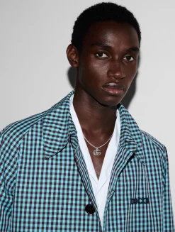 GG Marmont Silver Gourmette Chain Necklace