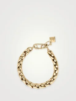 Gia 14K Gold Small Links Bracelet