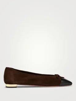Gioia Suede Ballet Flats