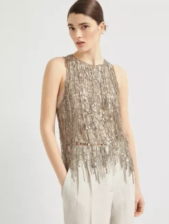 Glistening Embroidery Top