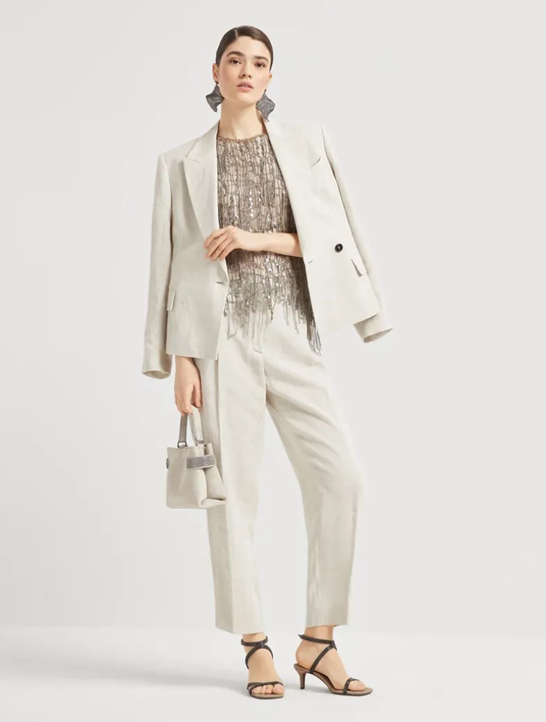 Glistening Embroidery Top