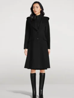 Gloria Convertible Wool Coat