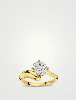Golda Ring With Oval Lab Grown Diamond
