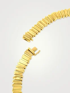 Golden Age 18K Gold Midi Stacker Tennis Necklace