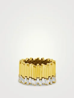 Golden Age 18K Gold Milli Stacker Diamond Eternity Band