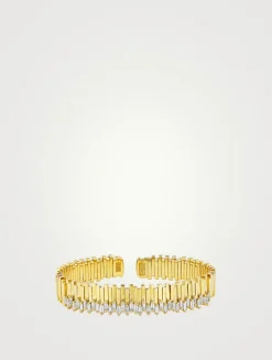 Golden Age 18K Gold Stacker Diamond Bangle Bracelet