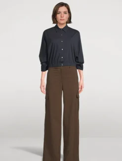 Good Cotton Cropped Shirt