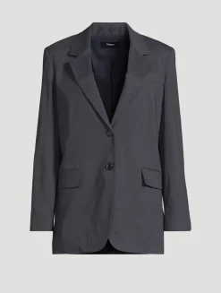 Good Linen Oversized Blazer