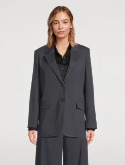 Good Linen Oversized Blazer