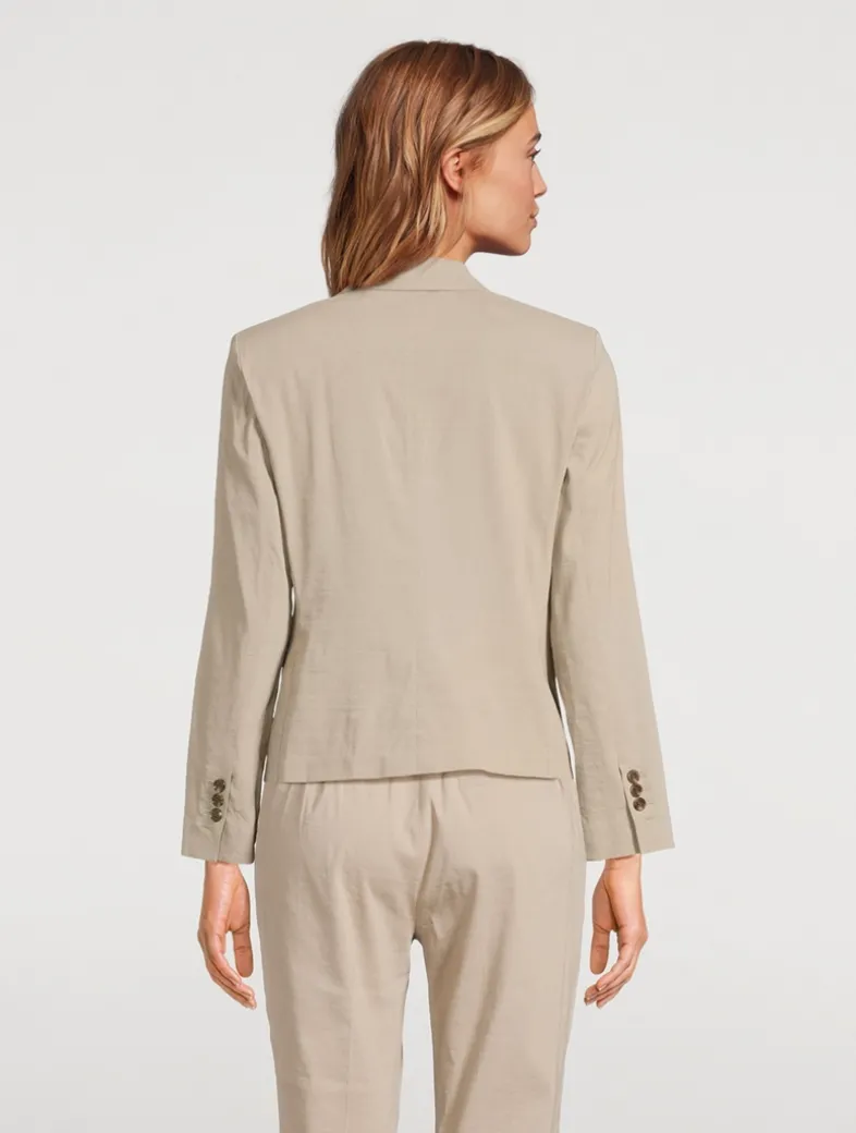 Good Linen Shrunken Blazer