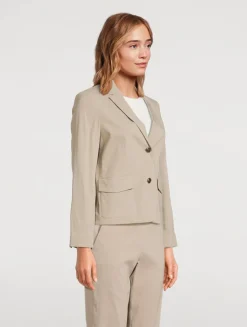 Good Linen Shrunken Blazer