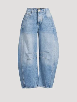 Good Luck Barrel-Leg Jeans