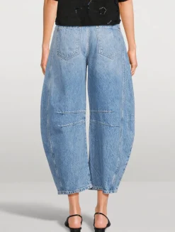 Good Luck Barrel-Leg Jeans