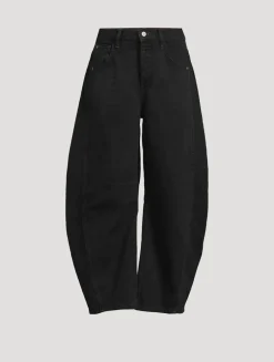 Good Luck Barrel-Leg Jeans
