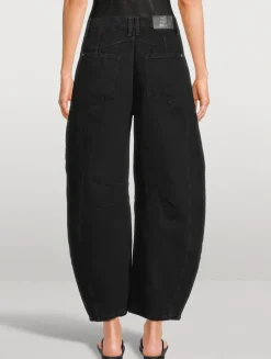 Good Luck Barrel-Leg Jeans