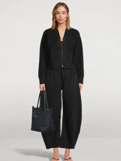 Good Luck Barrel-Leg Jeans