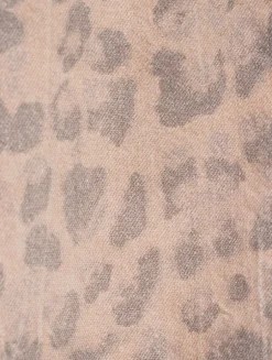 Good Luck Barrel-Leg Jeans In Snakeskin Print