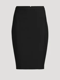 Good Wool Pencil Skirt