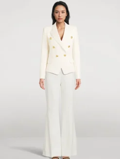 Grain de Poudre Wool Double-Breasted Blazer