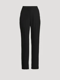 Grain de Poudre Wool Trousers