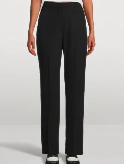 Grain de Poudre Wool Trousers