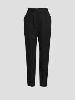 Grain de Poudre Wool Trousers