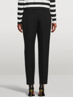 Grain de Poudre Wool Trousers