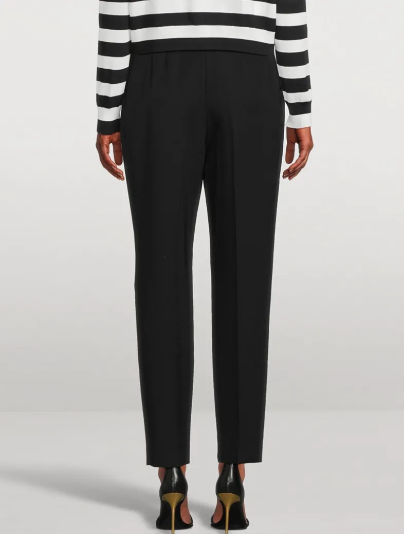 Grain de Poudre Wool Trousers