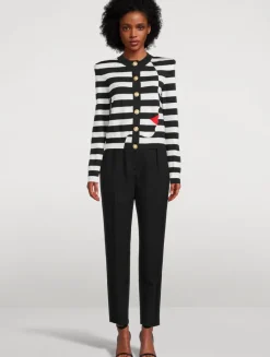 Grain de Poudre Wool Trousers