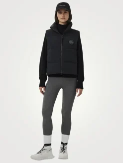 Grandview Black Label Cropped Down Vest