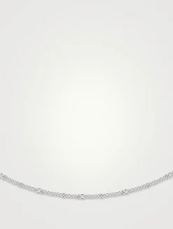 Gravity Silver Chain Necklace