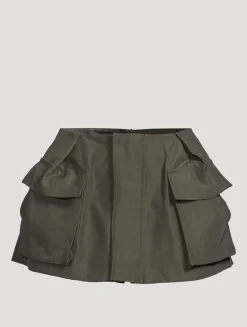 Grosgrain Cargo Skort