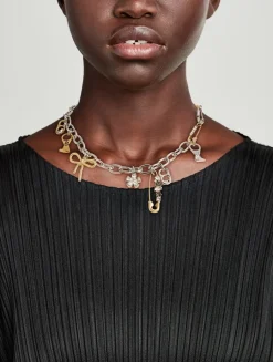 Grunge Glam Charm Necklace