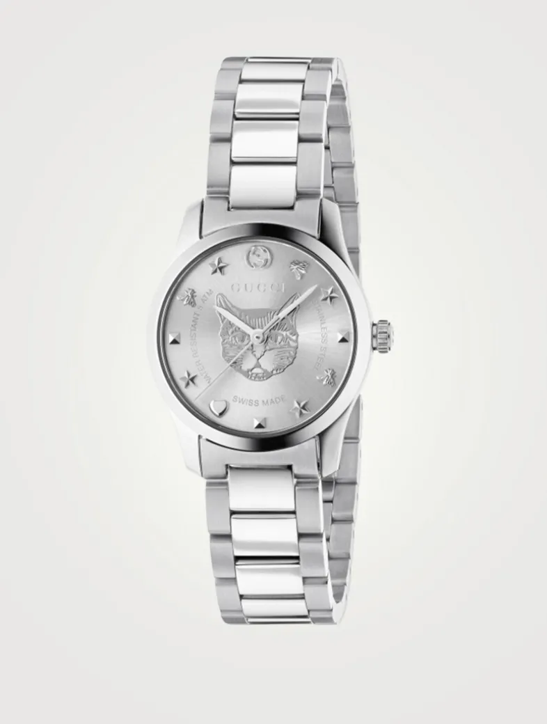G-Timeless Stainless Steel Bracelet Watch