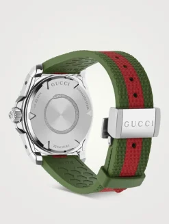 Gucci Dive Web Strap Watch, 40mm