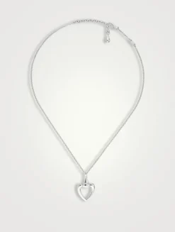 Gucci Heart Silver Necklace