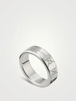 Gucci Signature Silver Ring