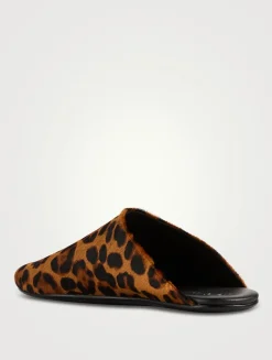 Gunter Printed Calf Hair Mules