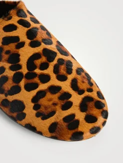 Gunter Printed Calf Hair Mules