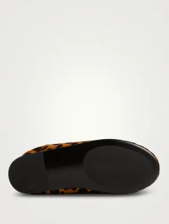 Gunter Printed Calf Hair Mules