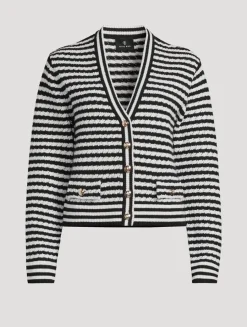 Gwen Stripe Jacquard Cardigan