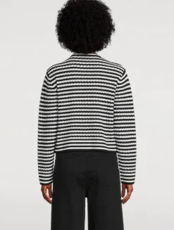 Gwen Stripe Jacquard Cardigan